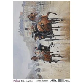Model EL041 Deluxe Art Collection Pirinç Dekopaj 60x84cm